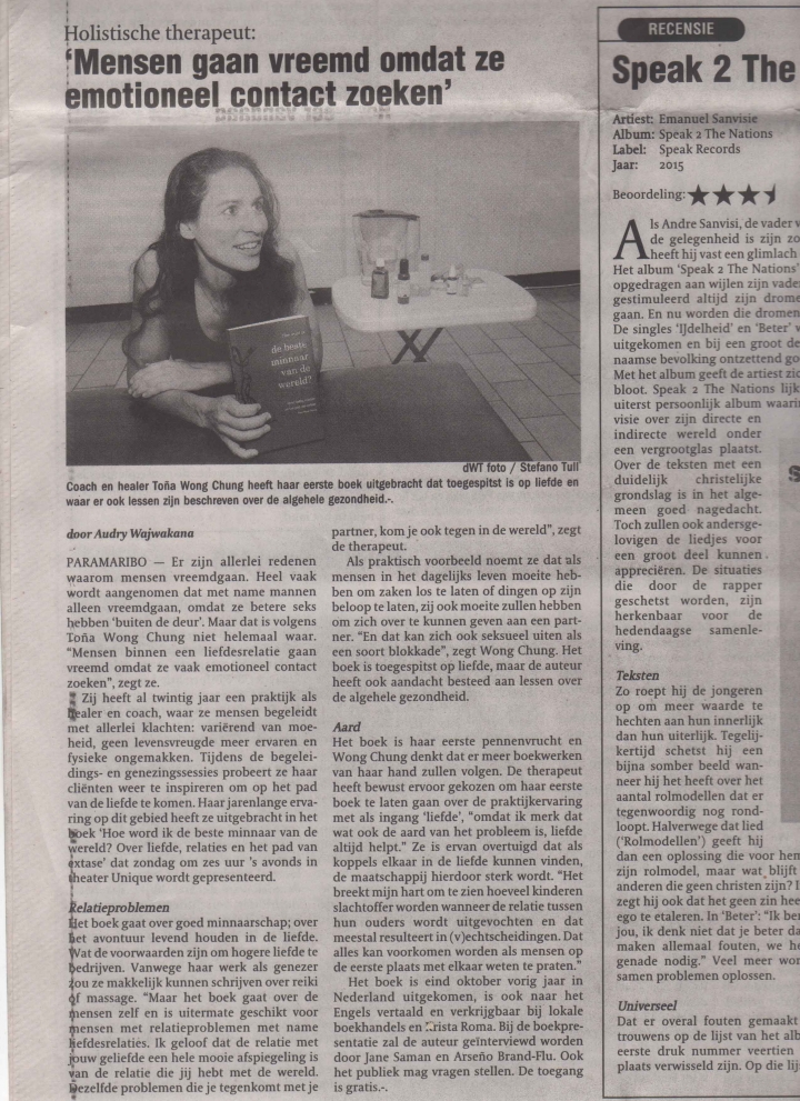 Suriname staat open voor de beste minnaars van de wereld! 